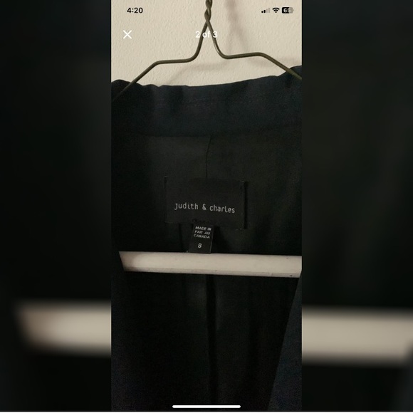 Judith & Charles Classic Tailored blazer - Picture 2 of 3